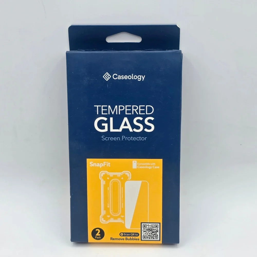 Caseology SnapFit Screen Protector iPhone 15 6.1 Clear New 9H Hardness 2 Pack‎